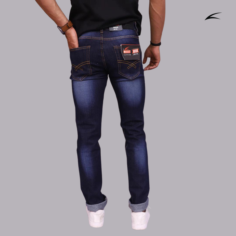 Men's Eagle Denim Jeans - Timeless Dark Blue