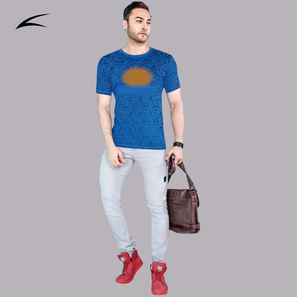 Men's Stylish Round Neck Designer T-shirt