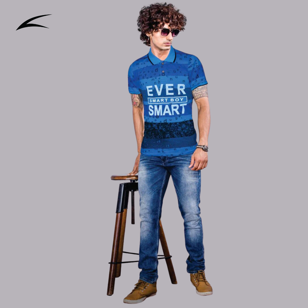 Men's Stylish Designer Collar T-shirt
