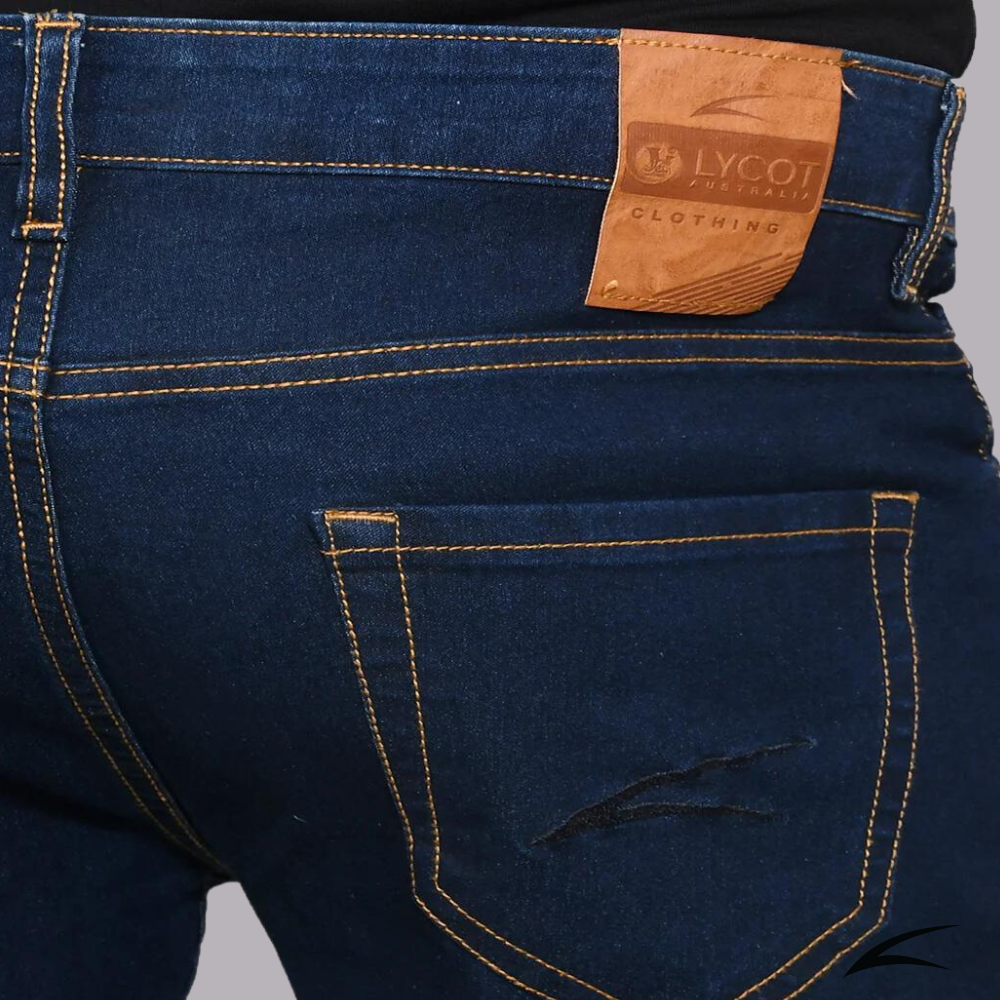 Men's Classic Denim Jeans - Timeless Midnight Blue