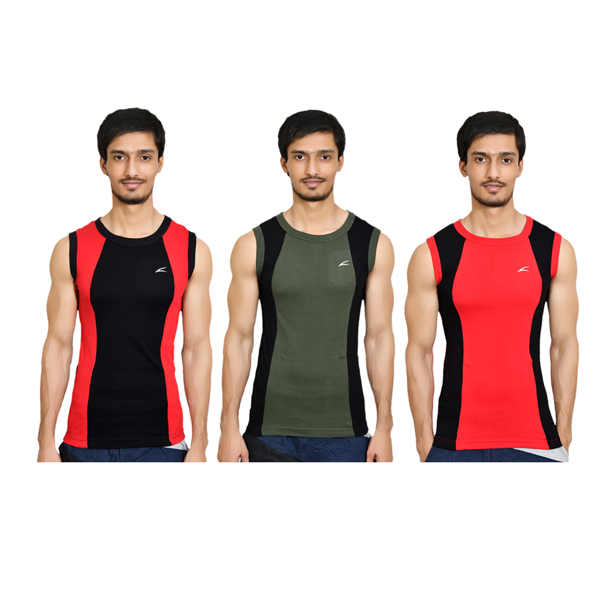 Speed Men's Gym Vests - Pack of 3